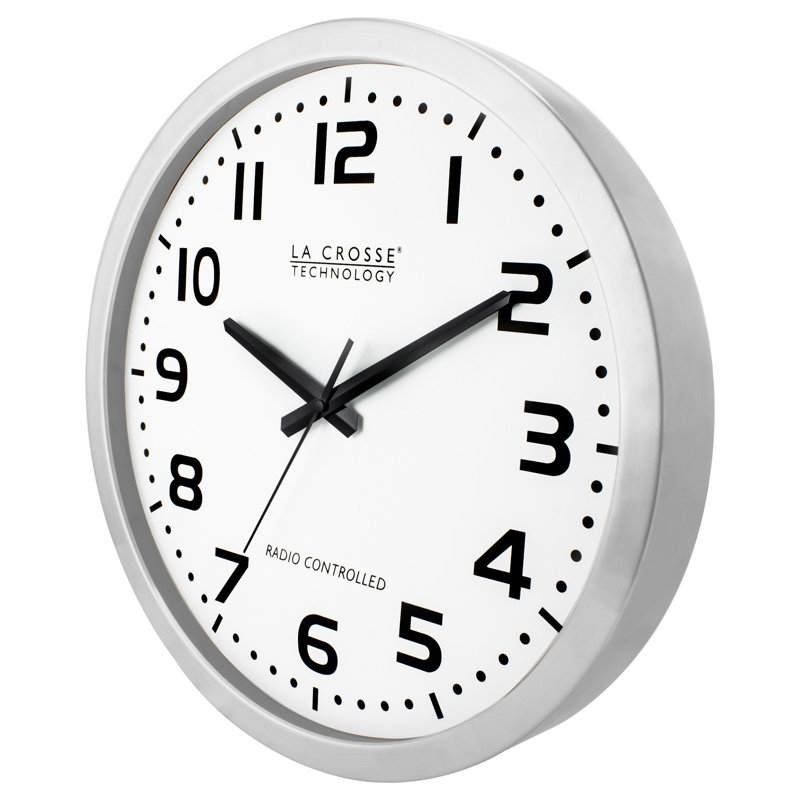 Symple Stuff Atomic 16" Wall Clock Wayfair